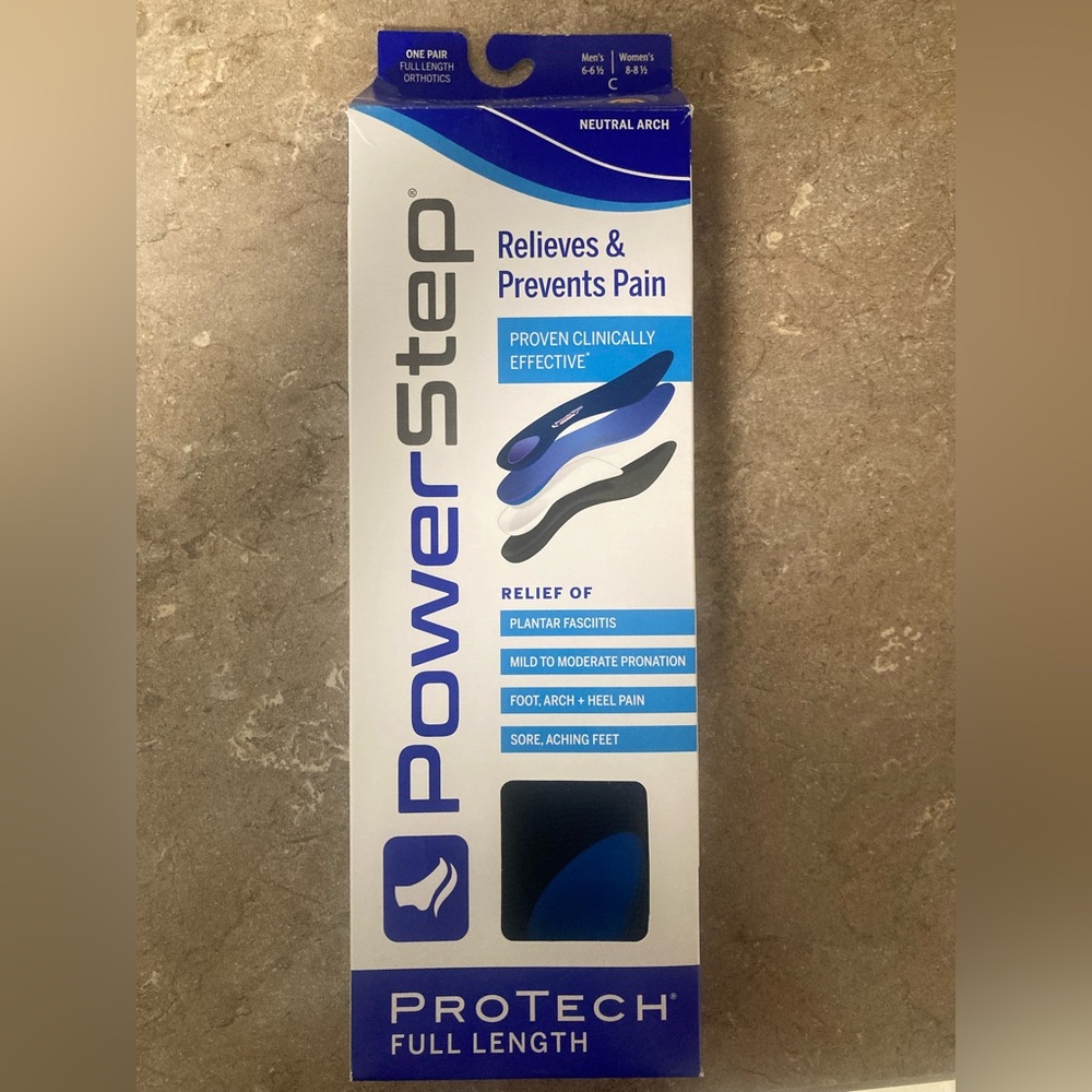 NEW PowerStep ProTech Full Length Insoles